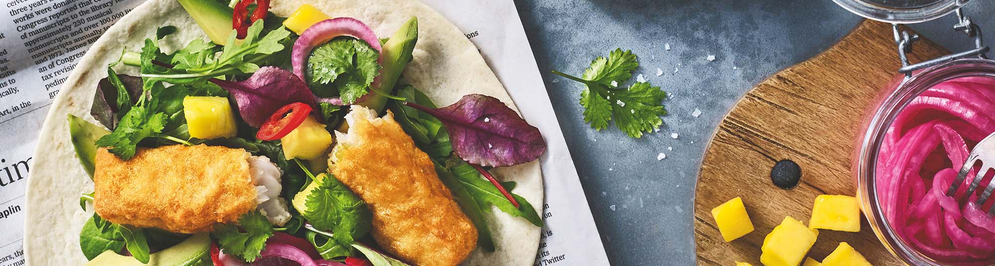 Crispy Fish Roll-wrap