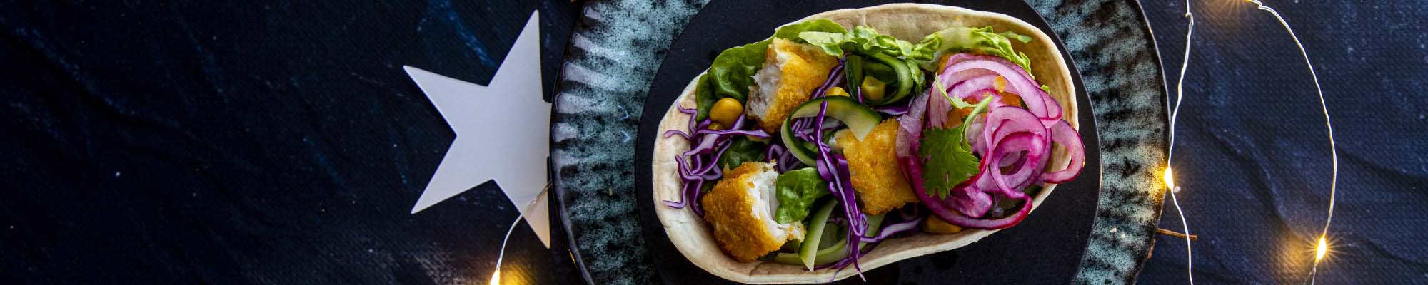 Fiskepinner med julevri